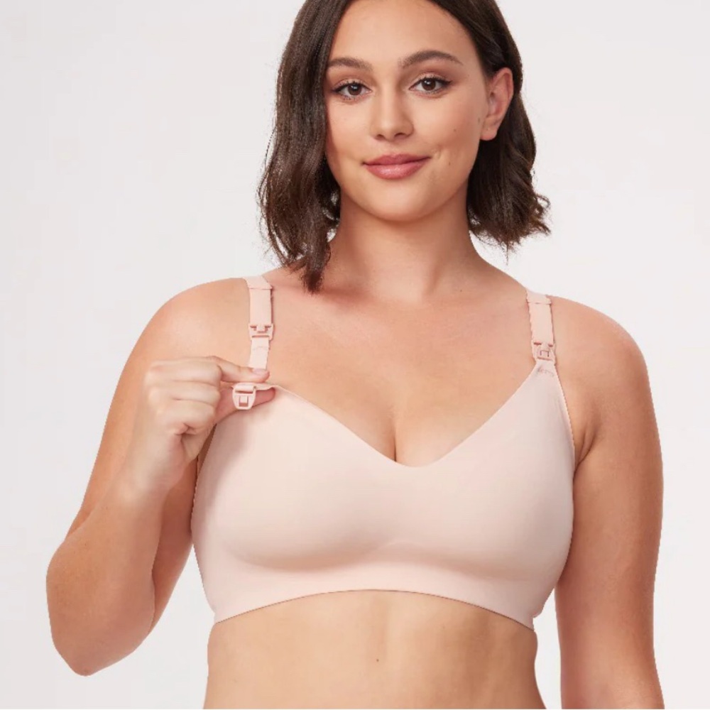 MOMCOZY Nursing Bra in beige